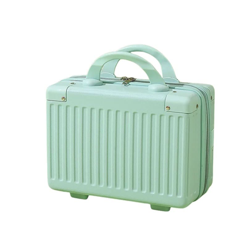 Grand vanity case rigide turquoise