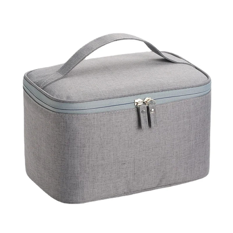 Vanity case souple gris