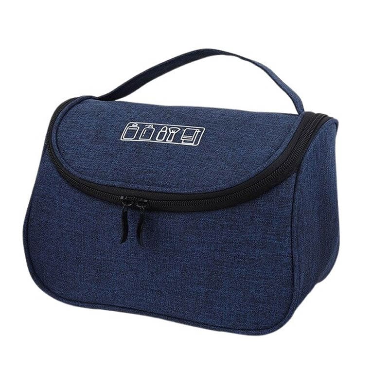 Grande trousse de toilette souple bleu marine - À vos trousses