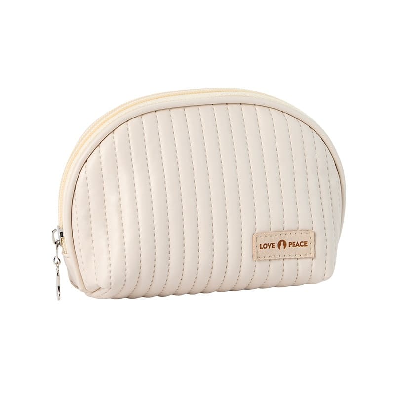 Petite trousse de toilette femme beige - À vos trousses