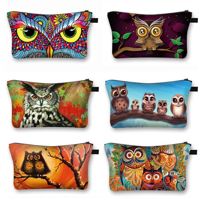 Trousse de toilette hibou - À vos trousses