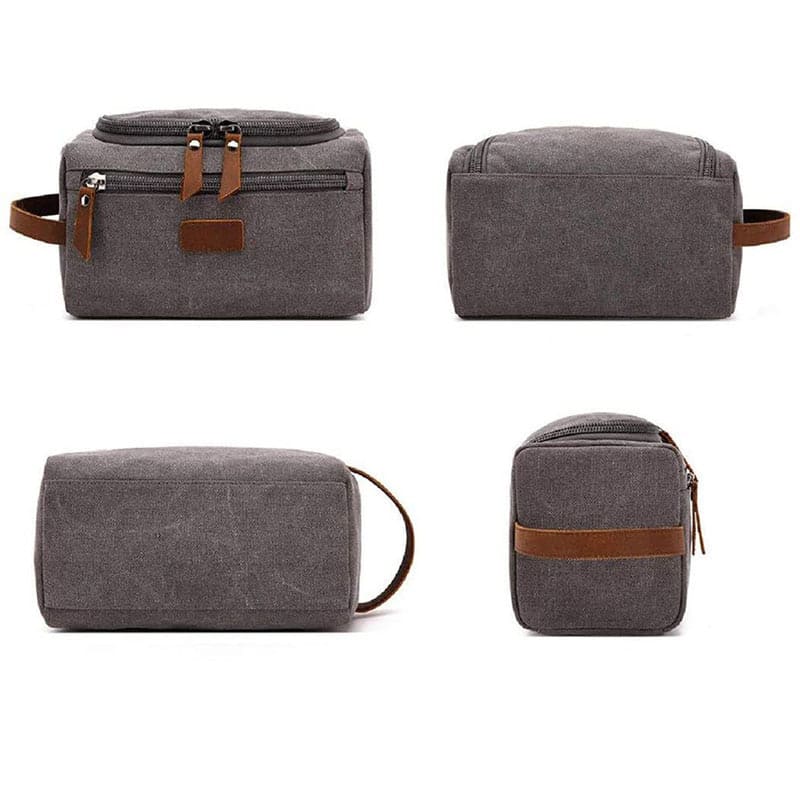 Trousse de toilette homme tendance gris - À vos trousses