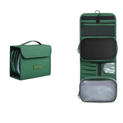 Trousse de toilette pliable femme vert - À vos trousses