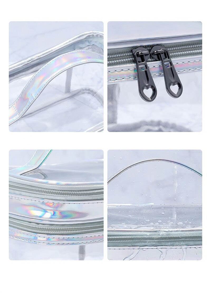 Trousse de toilette transparente femme blanc - À vos trousses